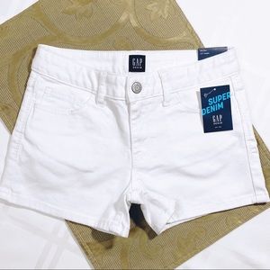 [Girls] Gap Kids White High Stretch Shortie Short
